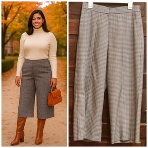 Tyler Boe Payton Cotswold Plaid Cropped Pant - Cotswold Plaid Size 10 MSRP $229
